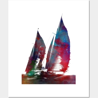 Sailing sport art #sailing Posters and Art